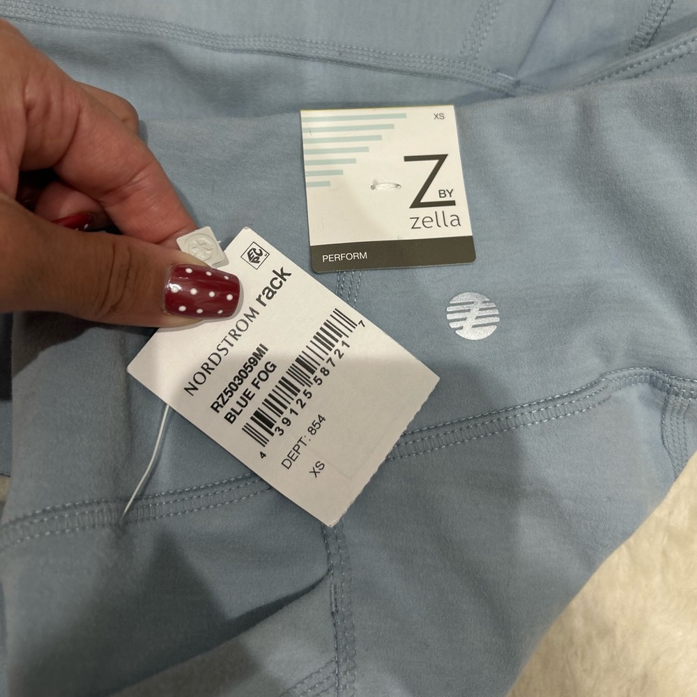 Zella Perform Blue Fog 7/8 Leggings NWT - Picture 5 of 5